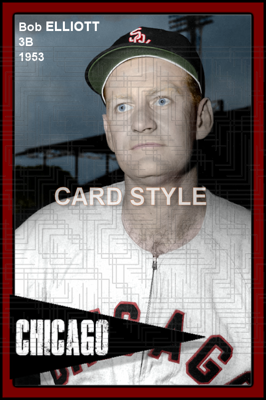 Bob Elliott - 1953 Chicago White Sox - choose a size & style
