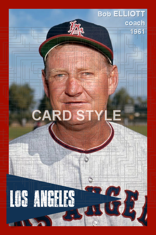 Bob Elliott - 1961 Los Angeles Angels - choose a size & style