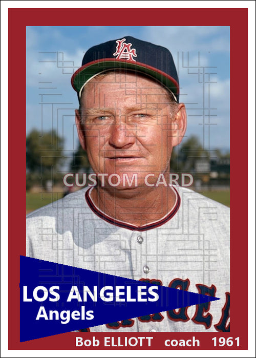 Bob Elliott - 1961 Los Angeles Angels - choose a size & style