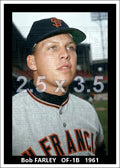 Bob Farley - 1961 San Francisco Giants - choose a size & style