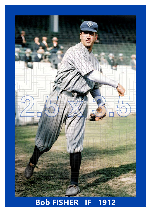 Bob Fisher - 1912 Brooklyn Dodgers - choose a size & style