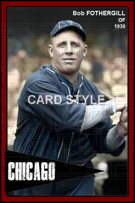 Bob Fothergill - 1930 Chicago White Sox - choose a size & style