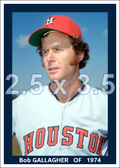 Bob Gallagher - 1974 Houston Astros - choose a size & style