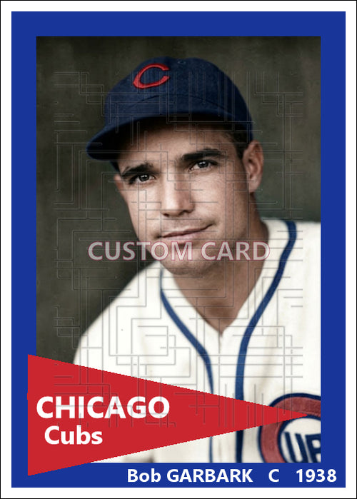 Bob Garbark - 1938 Chicago Cubs - choose a size & style