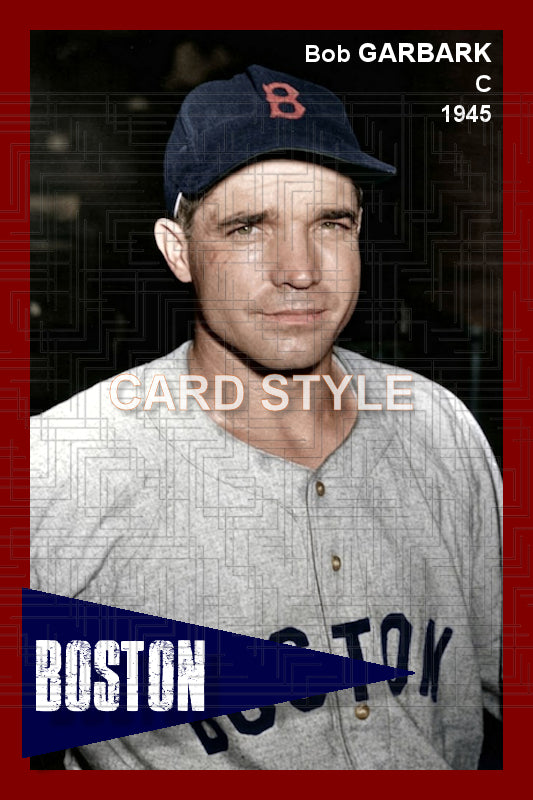 Bob Garbark - 1945 Boston Red Sox - choose a size & style