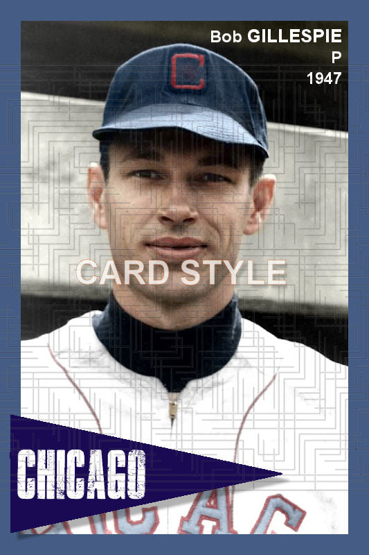 Bob Gillespie - 1947 Chicago White Sox - choose a size & style