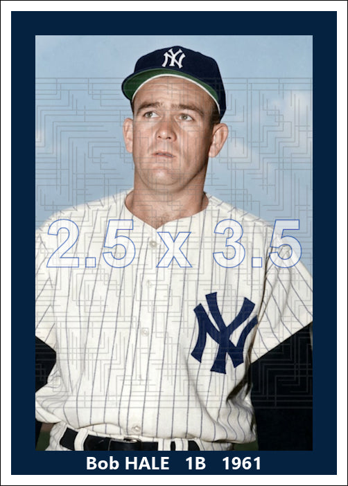 Bob Hale - 1961 New York Yankees - choose a size & style