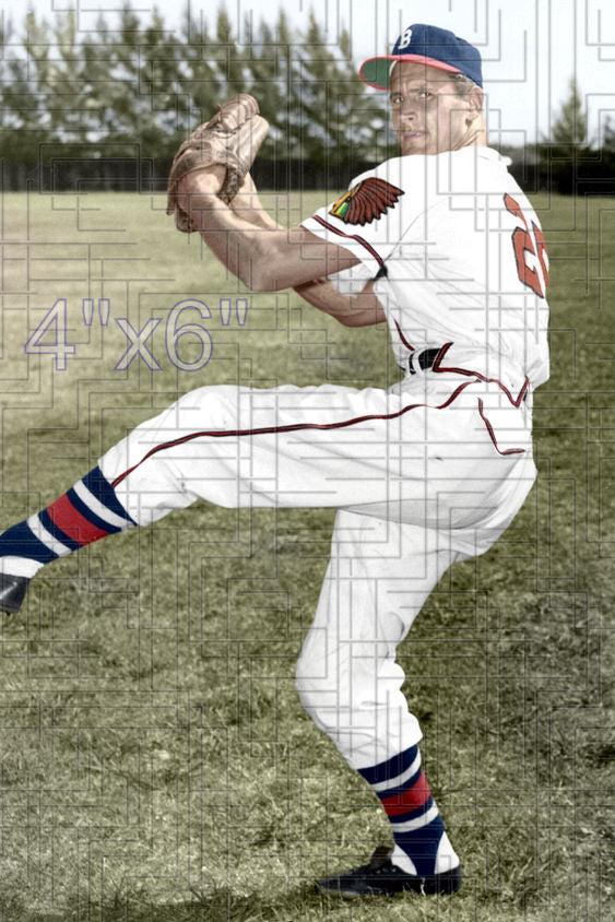 Bob Hall - 1951 Boston Braves - choose a size & style