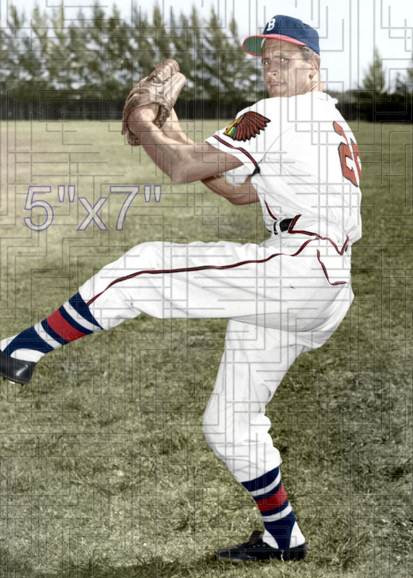 Bob Hall - 1951 Boston Braves - choose a size & style