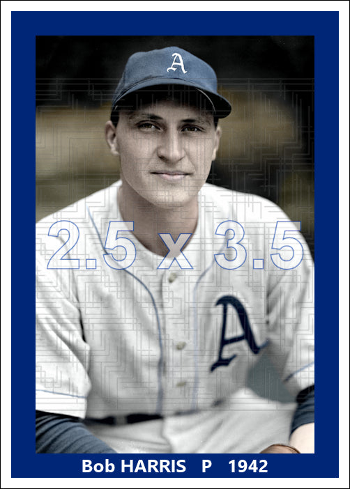 Bob Harris - 1942 Philadelphia Athletics - choose a size & style