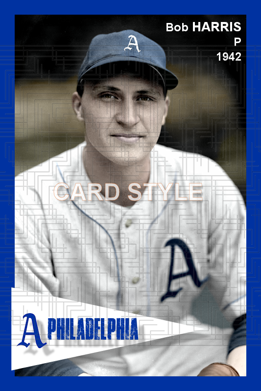 Bob Harris - 1942 Philadelphia Athletics - choose a size & style