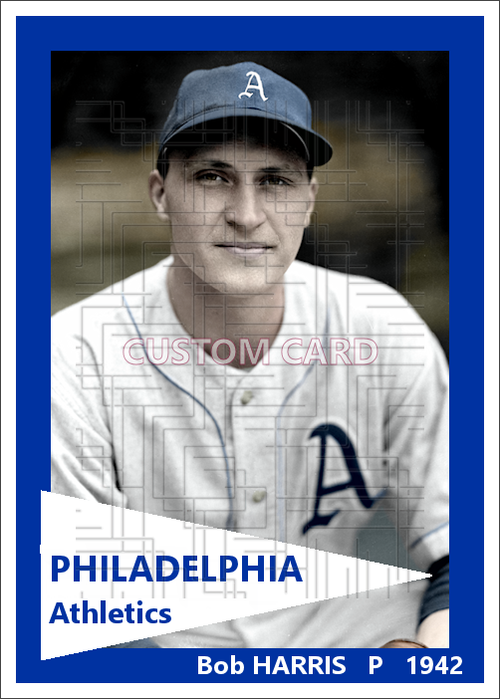 Bob Harris - 1942 Philadelphia Athletics - choose a size & style
