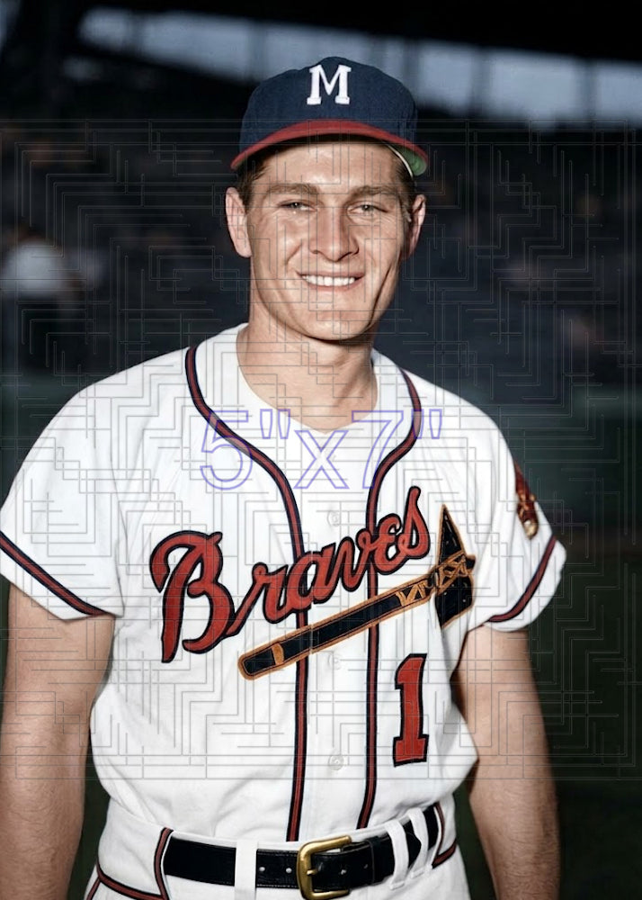 Bob Hazle - 1957 Milwaukee Braves - choose a size & style