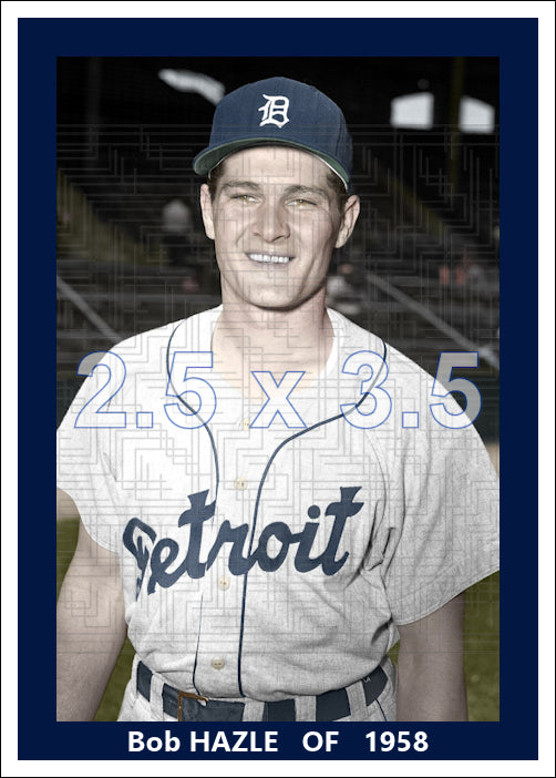 Bob Hazle - 1958 Detroit Tigers - choose a size & style