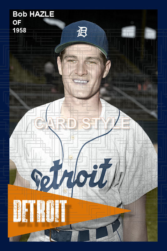 Bob Hazle - 1958 Detroit Tigers - choose a size & style