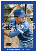 Bob Hegman - 1985 Kansas City Royals - choose a size & style