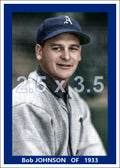 Bob Johnson - 1933 Philadelphia Athletics - choose a size & style