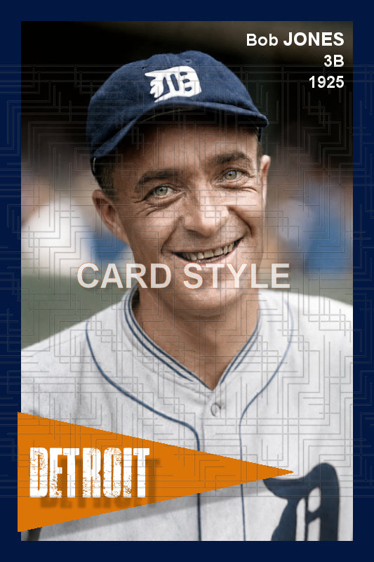 Bob Jones - 1925 Detroit Tigers - choose a size & style