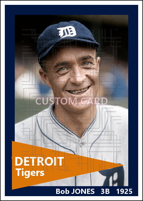 Bob Jones - 1925 Detroit Tigers - choose a size & style