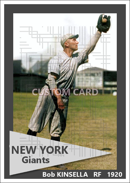 Bob Kinsella - 1920 New York Giants - choose a size & style