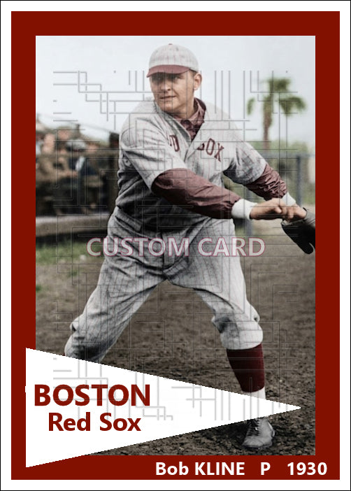 Bob Kline - 1930 Boston Red Sox - choose a size & style