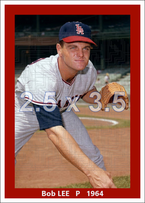 Bob Lee - 1964 Los Angeles Angels - choose a size & style