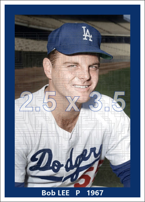 Bob Lee - 1967 Los Angeles Dodgers - choose a size & style
