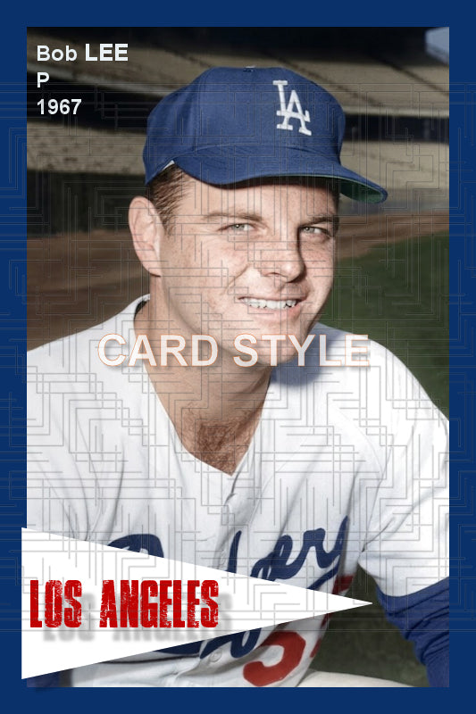 Bob Lee - 1967 Los Angeles Dodgers - choose a size & style