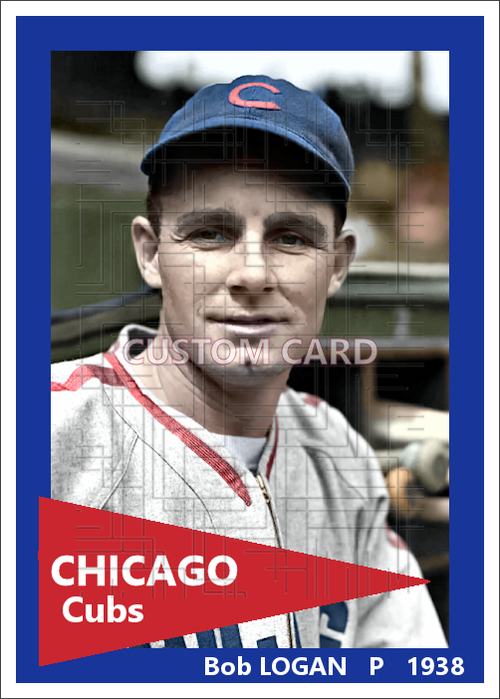 Bob Logan - 1938 Chicago Cubs - choose a size & style