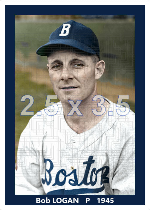 Bob Logan - 1945 Boston Braves - choose a size & style
