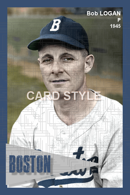 Bob Logan - 1945 Boston Braves - choose a size & style