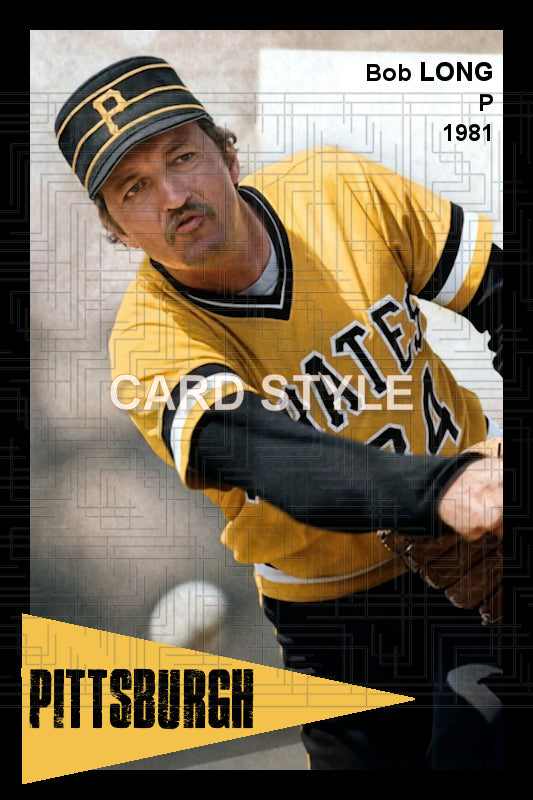 Bob Long - 1981 Pittsburgh Pirates - choose a size & style