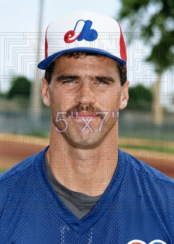 Bob Malloy - 1990 Montreal Expos - choose a size & style