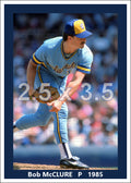 Bob McClure - 1985 Milwaukee Brewers - choose a size & style