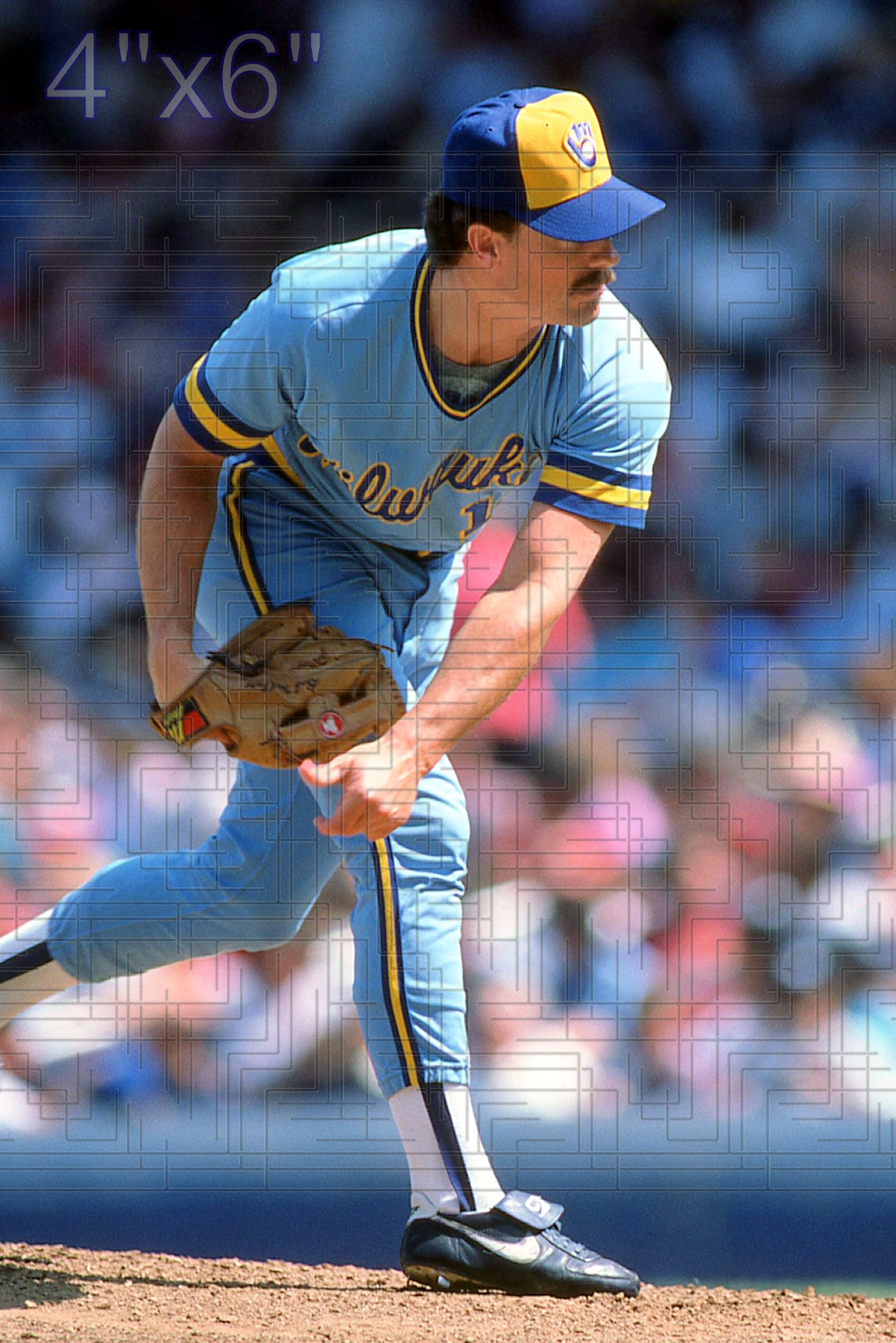 Bob McClure - 1985 Milwaukee Brewers - choose a size & style