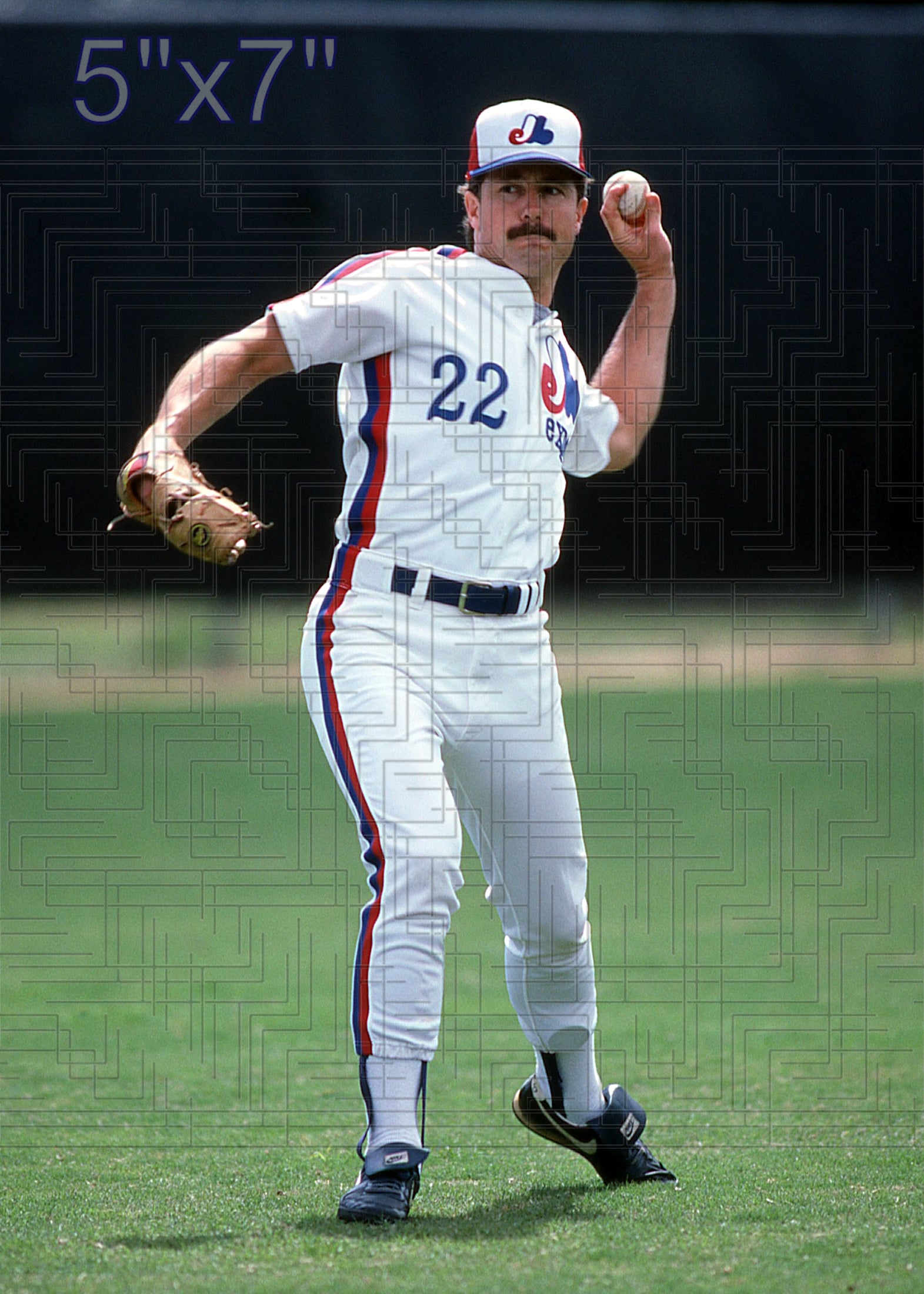 Bob McClure - 1987 Montreal Expos - choose a size & style