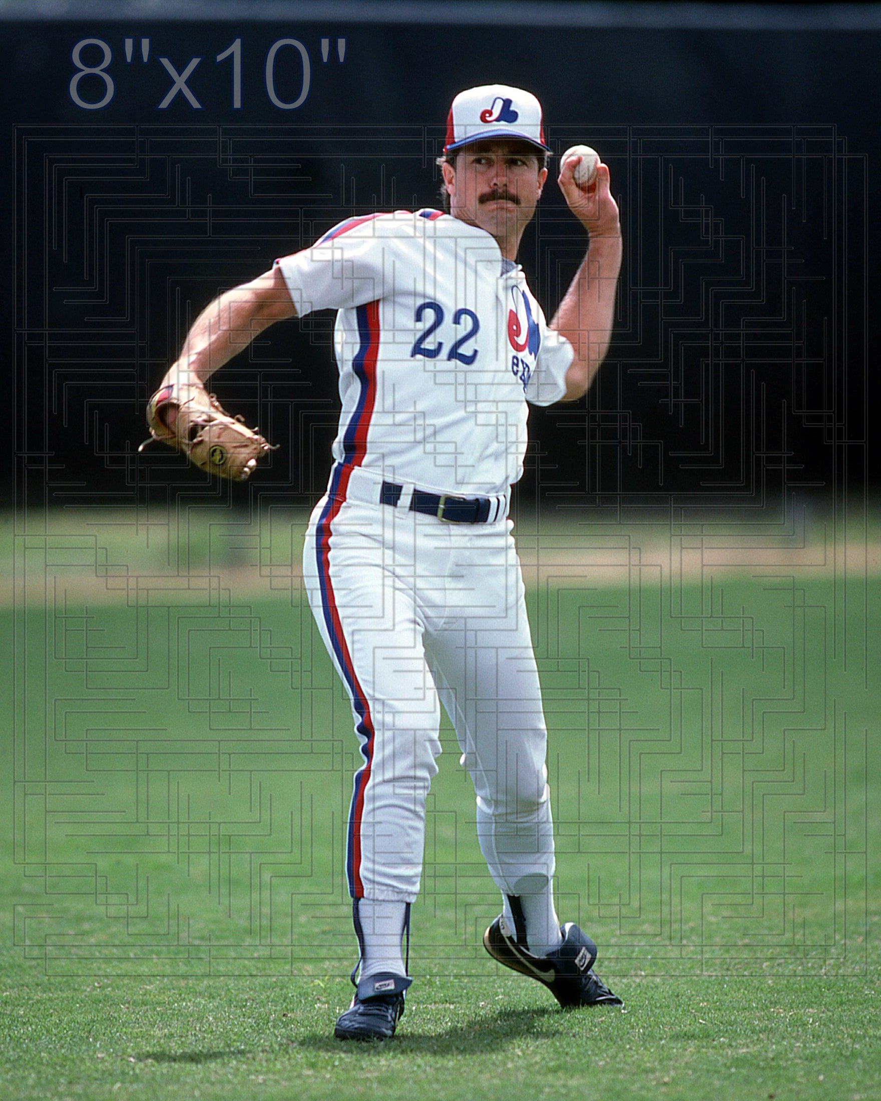 Bob McClure - 1987 Montreal Expos - choose a size & style