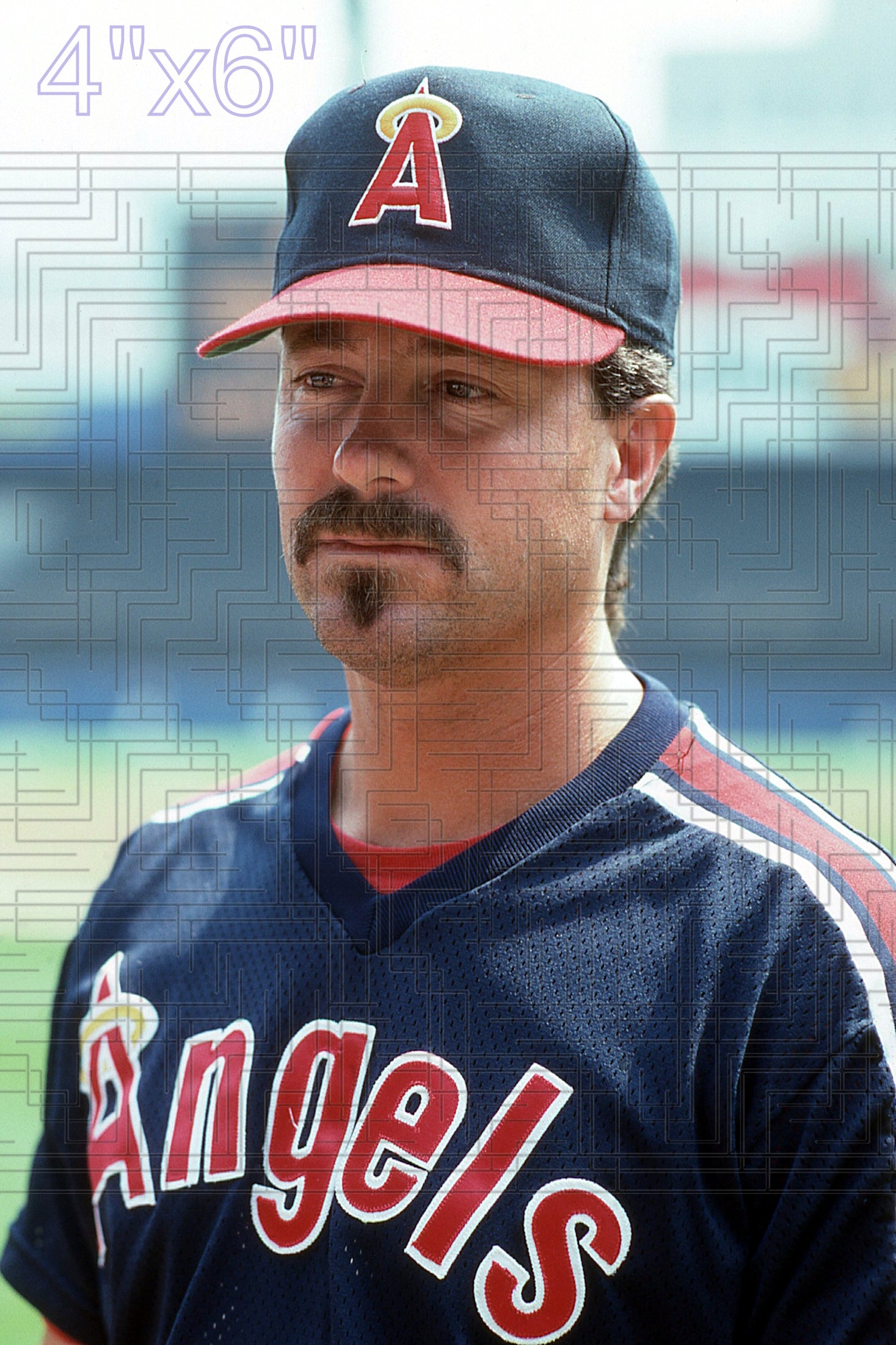 Bob McClure - 1990 California Angels - choose a size & style