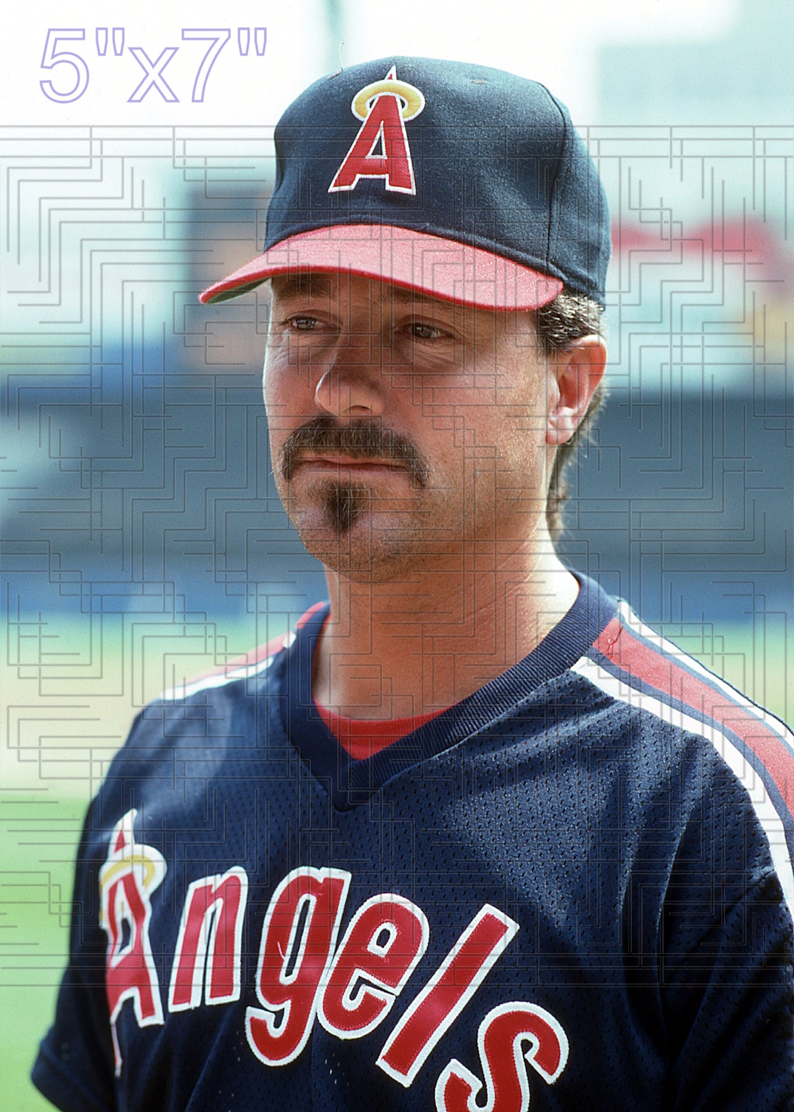 Bob McClure - 1990 California Angels - choose a size & style