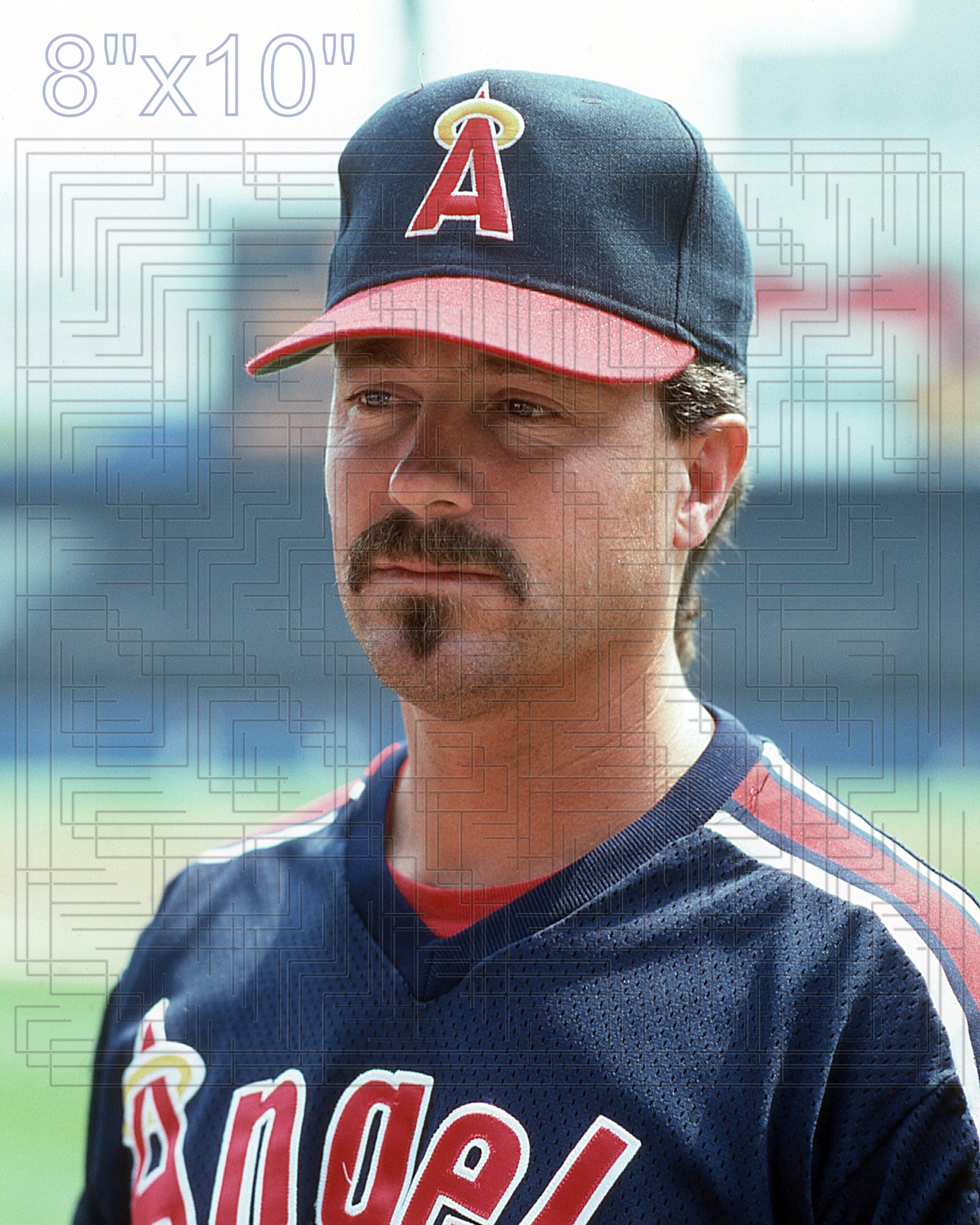 Bob McClure - 1990 California Angels - choose a size & style