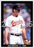 Bob Melvin - 1989 Baltimore Orioles - choose a size & style