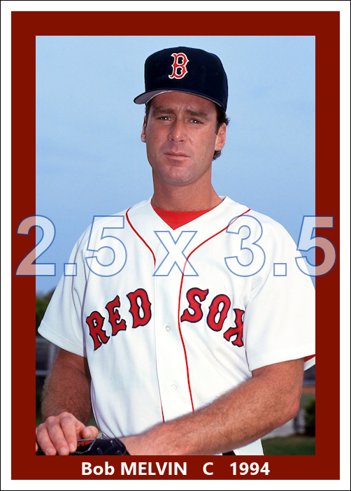 Bob Melvin - 1994 Boston Red Sox - choose a size & style