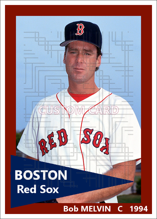 Bob Melvin - 1994 Boston Red Sox - choose a size & style