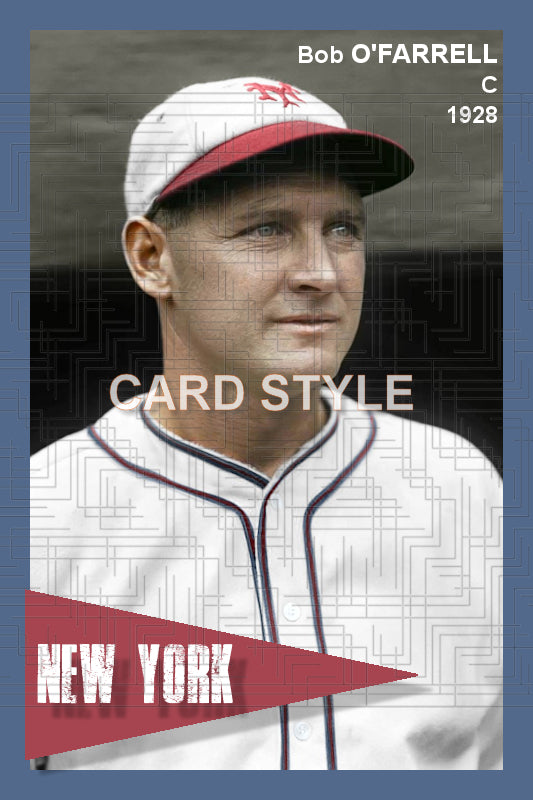 Bob O'Farrell - 1928 New York Giants - choose a size & style