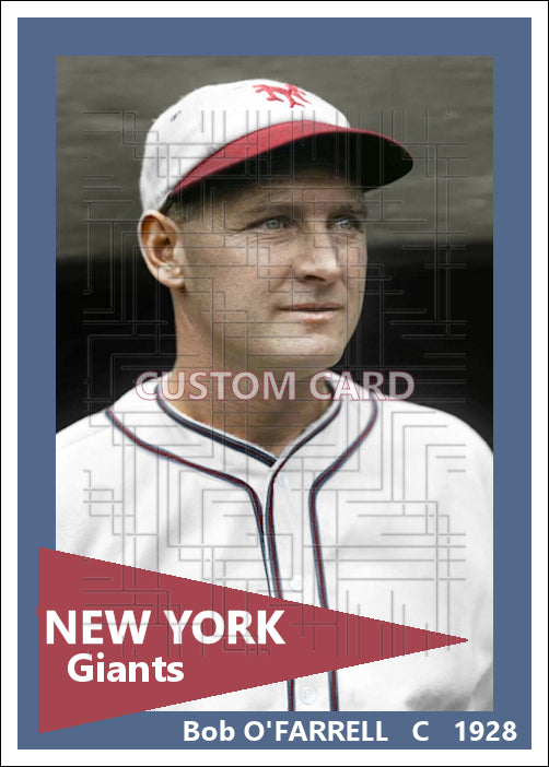 Bob O'Farrell - 1928 New York Giants - choose a size & style