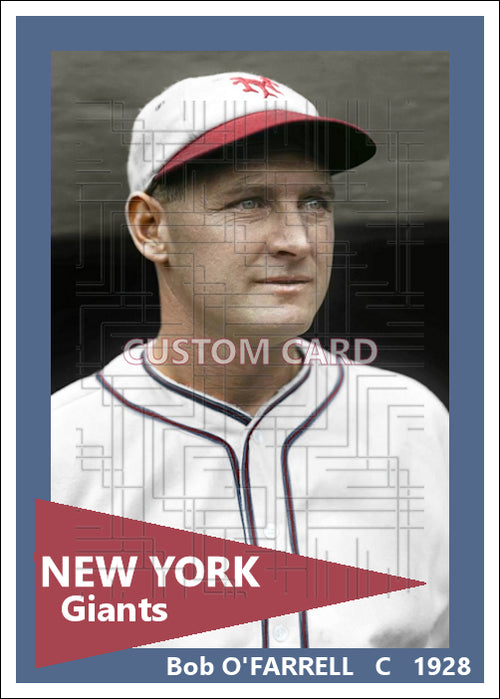 Bob O'Farrell - 1928 New York Giants - choose a size & style