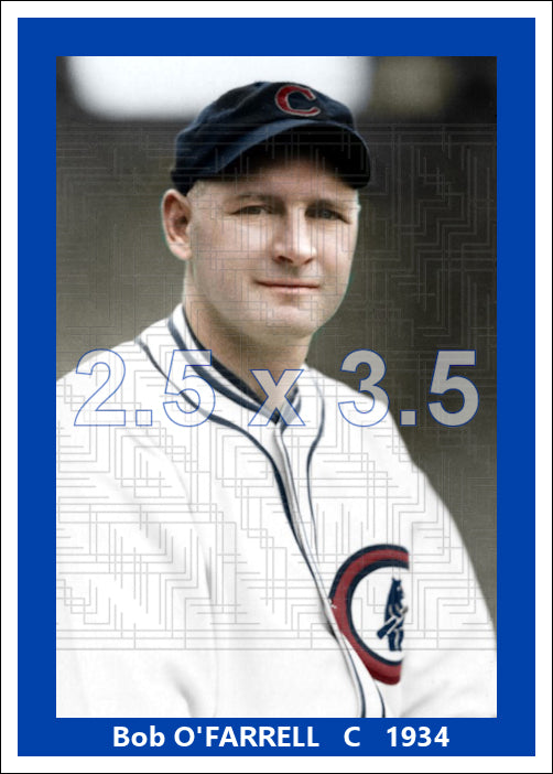 Bob O'Farrell - 1934 Chicago Cubs - choose a size & style