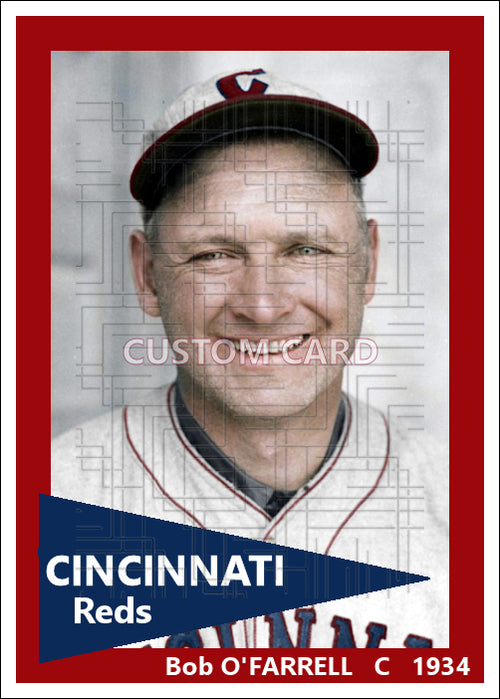 Bob O'Farrell - 1934 Cincinnati Reds - choose a size & style