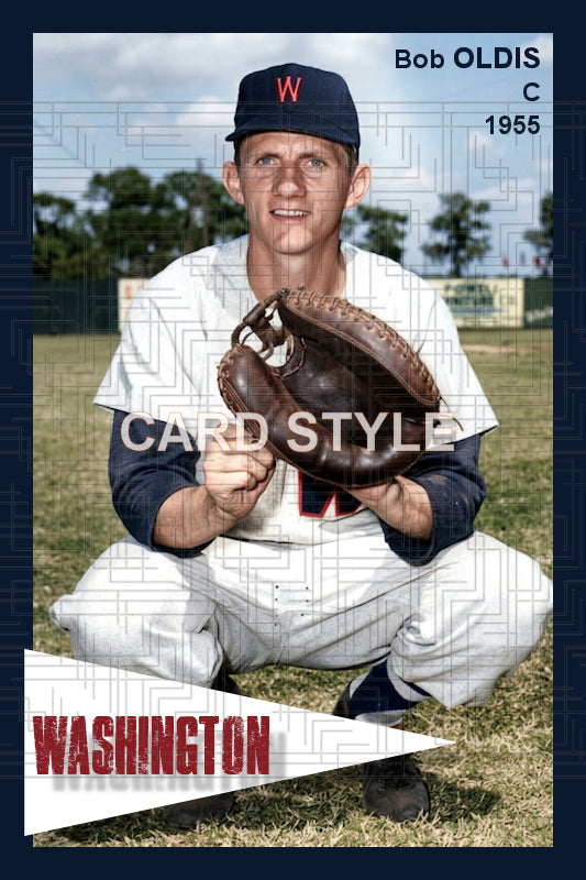 Bob Oldis - 1955 Washington Senators - choose a size & style