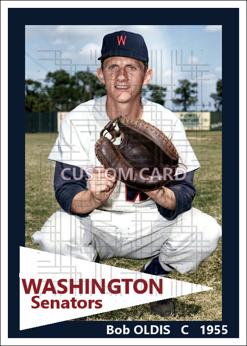 Bob Oldis - 1955 Washington Senators - choose a size & style